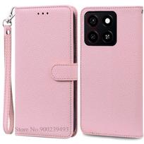 ZTE Blade A35 galinis dangtelis telefono dėklas ZTE Blade A35 dėklui minkšto silikono piniginė odinis atverčiamas dėklas ZTE Blade A35 Fundas For ZTE Blade A35 gray