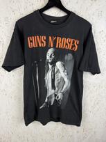 90-ųjų Axl Rose Guns N Roses Roko Metalo Grupės Vienos Siūlės Marškinėliai Išblukę Juodi ~M Unisex Marškinėliai M gray