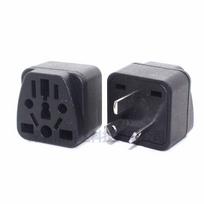 Universal Travel Adapter: Hong Kong, Korea, UK, Germany Plug Converter black