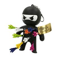 Tomerry Golfo žaidimo kuoliukų laikiklis Nintai-kun Raktų pakabukas Laiko 13 kuoliukų Ninja Naujovė Konkurso prizas black