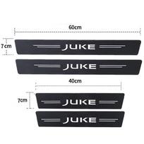 Skirta Nissan Juke emblema Automobilio stilius Durų slenksčio juostelė Anti-scratch lipdukai Galinės bagažinės slenkstis Vandeniui atsparūs lipdukai Priedai 4pcs