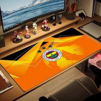 Fenerbahce sk logo Color Mouse Pad Large Gaming Table Cushion Non-slip Laptop Tablet Big Mousepad XXL Mat Mini PC Playmat With Lock edge 40cmx90cm(15.7x35.4inch)