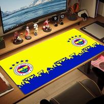 Fenerbahce sk logo Color Mouse Pad Large Gaming Table Cushion Non-slip Laptop Tablet Big Mousepad XXL Mat Mini PC Playmat With Lock edge 30cmx60cm(11.8x23.6inch)