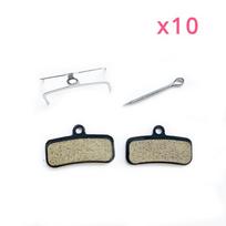10 porų pusiau metalinės/dervinės dviračio diskinio stabdžio kaladėlės Shimano Saint BR-M810 M820 Zee BR-M640XTR-M9120 Deore XT BR-M8020 M8120 10pair Resin 01E black
