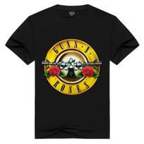 Guns N' Roses Vyriški/moteriški marškinėliai Mada Guns N Roses marškinėliai Vasariniai viršutiniai drabužiai Marškinėliai GnR Roko marškinėliai Vyriški laisvi marškinėliai Dideli dydžiai M yellow