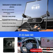Zeekr 001 Car Mount: Foldable Screen Phone Holder for Air Vent & Dashboard blue