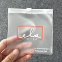 Custom Plastic Zip Lock Bags Logo Earring Necklace Pvc Small Jewelry Packaging,zipper Bag Cosmetics 8*8cm&0.14 mm balta