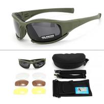 3 Lens Military Tactical Goggles CS Airsoft Windproof Army Shooting Polarized Glasses HD Motorcycle Cycling Outdoor Safe Glasses