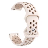 Round Hole Strap for Xiaomi Watch S4 41mm Quick-dry Breathable Sport Wristband for Xiaomi Watch S4 41mm Soft Silicone Band 18mm universal gray