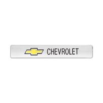 Metalinė dekoratyvinė lipdukas su automobilio bagažinės logotipu Chevrolet Corvette Montana TrailBlazer Silverado Traverse Camaro Suburban Equinox white