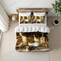 E-Expedition 33 Duvet Cover Set Home Style Bedding Soft Laundry Cotton Bed Student Dormitory Gift 135x200cm black