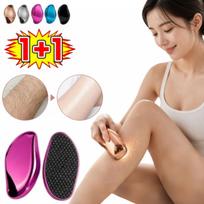 Painless Full-Body Hair Removal Glass Body Shaver Hair Removal Washing Rubbing Body Shaver Hair Removal 4 pcs Blue beige