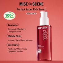 Mise-en-scene Perfect Super Rich Serum 80ml/Rose Perfume Serum 80ml, Silky Hair Care Oil, Smooth Frizz, Lightweight Texture, Pleasant Scent Super Rich Serum 80ml red