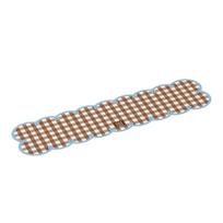 Vintage Checkered Runner Rug, Non Slip Absorbent Soft Floor Mat for Hallway Doorway Bathroom Entrance Decor 30X100CM