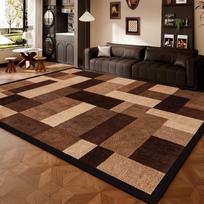 Retro stiliaus kilimai miegamajam Didelio ploto svetainės dekoravimui Rudas kilimas Namų neslystanti grindų danga Plaunamas rūbinės minkštas kilimas 80x120cm brown