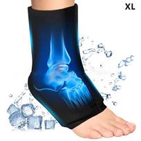 Reusable Foot Ice Pack Wrap For Plantar Fasciitis Cooling Sock Hot Cold Therapy Gel Foot Pack For Ankle Pain Relief Arthritis XL juoda