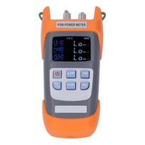 Optical Fiber Power Meter 1310 1490 1550nm Handheld ABS PON Power Meter with FC SC Adapter