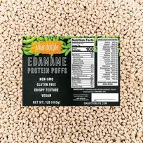Edamame's Smart For Life Sojos baltymų pūstinukai Didelis baltymų kiekis Be cukraus Izoliatas 20 gramų užkandis Be GMO Dešimties ingredientų Nėra 1 svaro maišelis 1 vnt. | 1 vnt. 20g