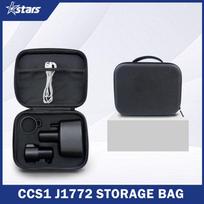 For Tesla CCS1 J1772 Charger Adapter Storage Bag Convenient Travel Case For Electric Car Charging Accessories Waterproof black