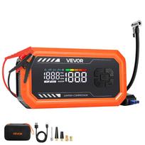 VEVOR Jump Starter with Air Compressor 3000A Peak Car Battery Jump Box, Portable for 9.0L Gas / 6.5L Diesel, 150 PSI Auto-Shutoff Tire Inflator