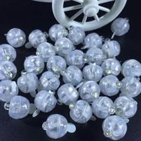 100pcs LED Light Up Balloon Balls Glowing Round Sphere Lights Party Wedding Decoration Type 3 gray