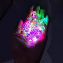 100pcs LED Light Up Balloon Balls Glowing Round Sphere Lights Party Wedding Decoration Type 1 blue
