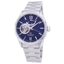 Orient Star Automatinis RE-AT0001L00B Power Reserve Japon Made Vyriškas laikrodis mėlyna