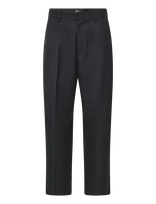 Mads Nørgaard - Super Twill Henry Pants - Laisvalaiko marškiniai - Juoda