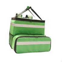 Insulated Food Delivery Backpack Large Capacity Catering Bag Portable Pizza Keep beige