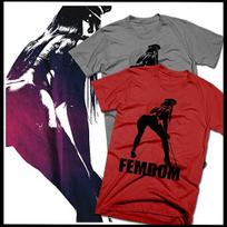 BDSM T-Shirt Bondage Masochist DOM of pleasure Sadomasochist Dominatrix Femdom S gray