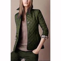 Dygsniuotas Paltas Žieminė Striukė Moterims Atverčiama Apykaklė Striukės Moterims Elegancija Biuro Lady Viengubo Krūtinės Šiluma Streetwear XXXXXL žalia