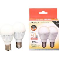 Energiją taupančios priemonės: Iris Ohyama LED lemputės, E17, Platus kampas, 60W atitikmuo, Šiltai balta, 2 vnt. rinkinys, LDA6L-G-E17-6T6-E2P