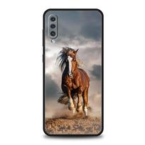 Gyvūnas Arklys Telefono dėklas Samsung Galaxy A56 A36 A26 A16 A34 A24 A42 A22 A20 A12 A40 A30 A10 5G Minkštas TPU Dangtelis Dėklas Funda Krepšys Samsung A54 gray