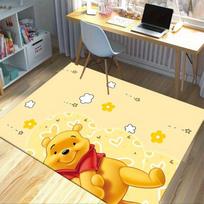 1pc,  Home Decor Rug, Office Carpet, Chair Pad, Outdoor Mat, Gift Idea - Cute Winnie the Pooh Design P081 120cm by 160cm gray
