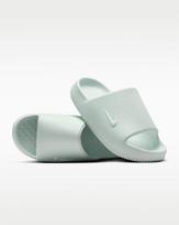 IB7561-300 Nike Calm 2.0 Slide  Barely Green  (Women's) 7 white