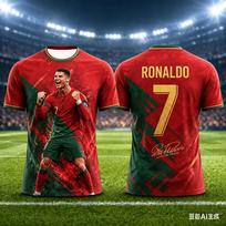 Ronaldo Futbolo Marškinėliai Vaikams Ir Suaugusiems Nauji Gerbėjų Atminimo Futbolo Marškiniai Kvėpuojantys Greitai Džiūstantys Treniruočių Vaikų T-shirt M balta