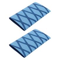 2 Pcs Table Tennis Racket Soft Grip Tape Ping Pong Bat Grips Sweatband Heat Shrinkable Anti Slip Handle Tape Blue blue