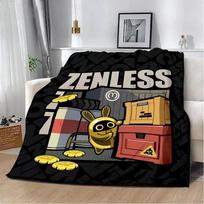 Zenless Zone Zero ZZZERO ZZZ Nicole Spausdinta antklodė Pikniko antklodės Šilta antklodė Minkšta ir patogi Namams Kelionėms Gimtadienio dovana Size: 75*100cm, Weight: 320 GSM gray