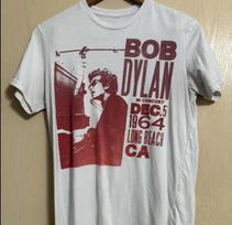 Bob Dylan 90-ųjų pagrindinio stiliaus unisex vyriški moteriški marškinėliai L gray