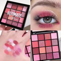 Miss Lara Dazzling 16-Color Eyeshadow Palette: Shimmer & Matte for Stage & Student Makeup gray