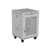 Lanberg Rack cabinet 19" free-standing 15U/600x800 (flat pack) with mesh door LCD | IP20 | Grey, RAL7035|FF01-6815-23SL