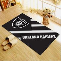 Las Vegas Raiders Carpet Rug for Living Room Bedroom Home Sofa Decoration,Kids play Non-slip Floor Mat 40x60cm( 15x23in ) white