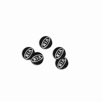 Aliuminio Metalinis Automobilio Logotipas Nuotolinio Raktelio Ženklelis Lipdukas Kia Stinger Sonet EWDFHG5 Sportage Ceed Picanto Optima K7 K5 K8 K3 Venga black