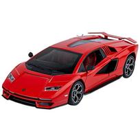 1/24 Lamborghini Countach LPI 800-4 Alloy Sports Car Diecast Model Sound Light Toy Trendy Display Ornaments Gift for Childrens raudona