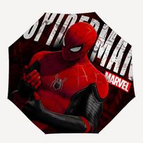 1PC SpiderMan, Marvel Automatic Folding Umbrella - Compact 8-Rib Design, Durable Plastic & Iron, Daily Use F010629 red