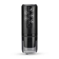 Portable One-Key Wireless Espresso Capsule Coffee Machine for Travel Black (No Logo) black