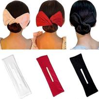 3Pcs Magic Hair Bun Maker Bow Hairpin Lazy Curling Iron Styling Tool Printing Hair Band Clip