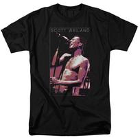 26 Scott Weiland Vocal Blast T Shirt Licensed Rock N Roll Music Merch Tee Black Unisex T-Shirt L įvairiaspalvis