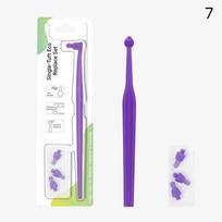 Interdental Brush Single-Beam Soft Teeth With Replacement Head Cleaning Toothbrush Oral Care Tool Small Head Soft Hair Implant pink