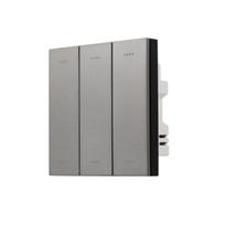 Tuya Zigbee triple switch, matt gray